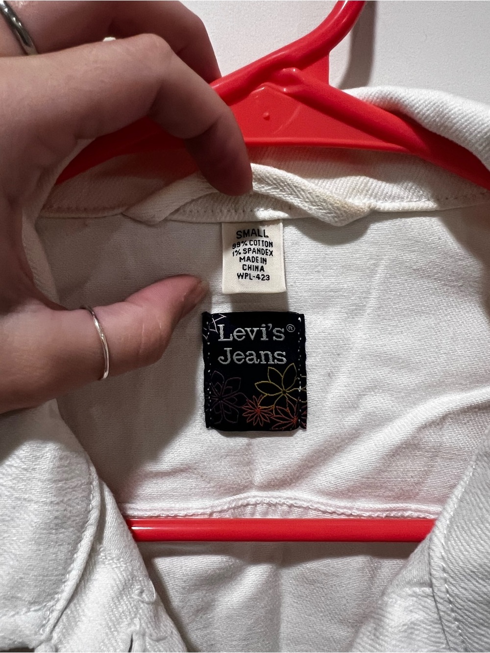 Levi's White Jean Jacket